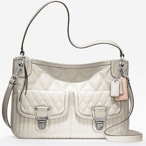 Coach Leather Quilted Shoulder Bag